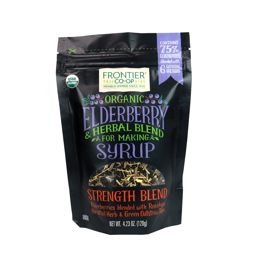 Organic Elderberry Syrup Kit Strength Blend