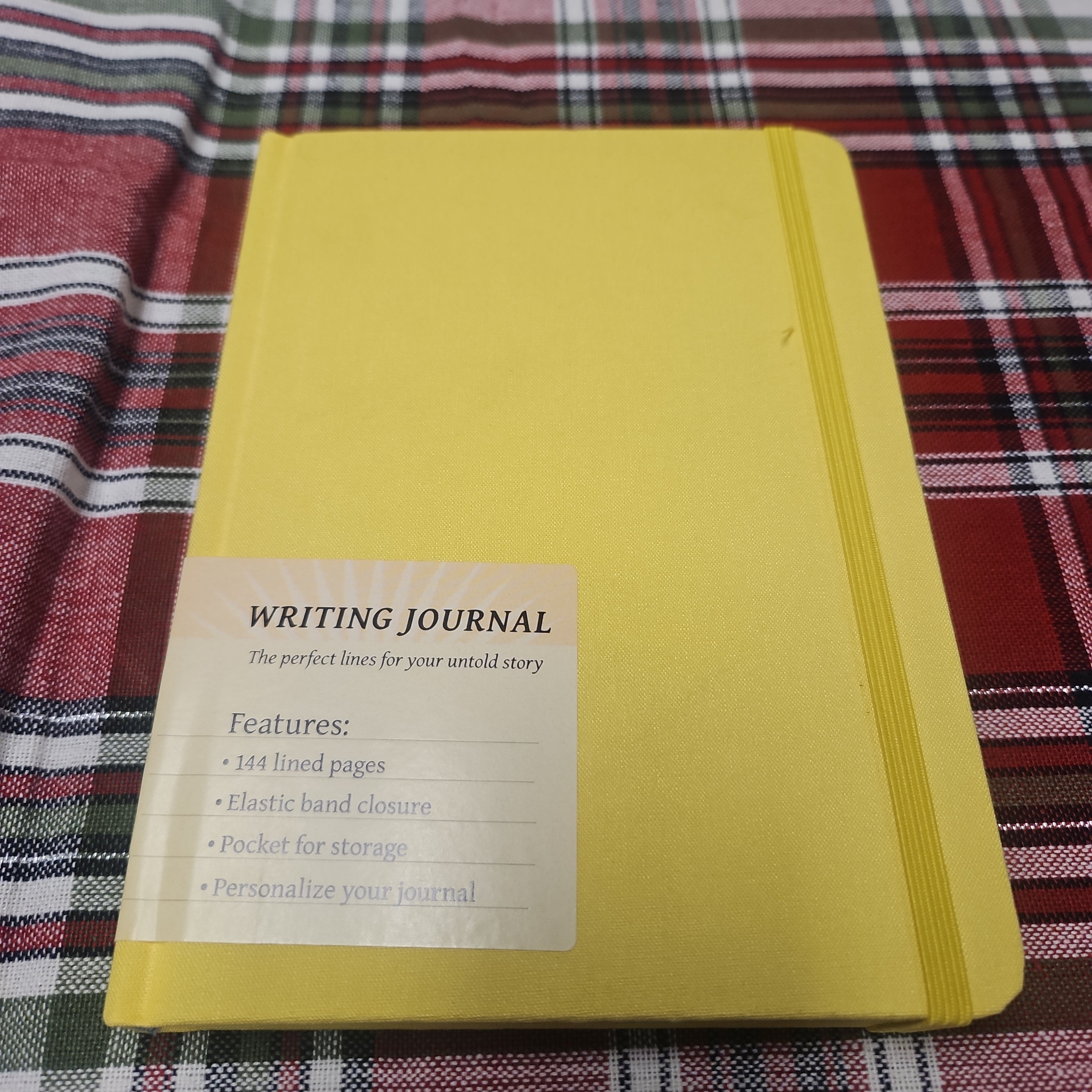 Yellow Writing Journal