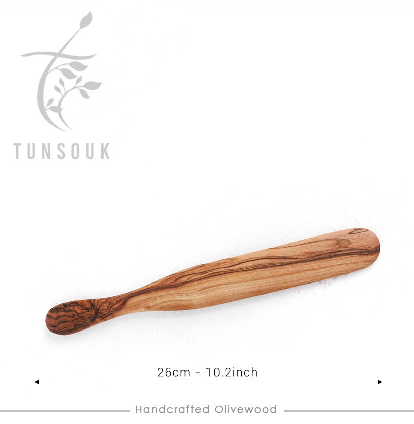 Olive Wood Spurtle, Handmade